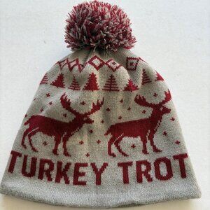 DES MOINE IOWA TURKEY TROT Unisex POM Winter Beanie Hat